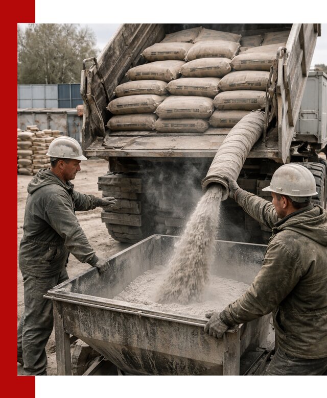 Доставка цемента М400 в Конаково оптом и в розницу