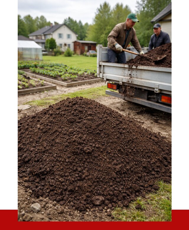 Плодородный грунт в Конаково с доставкой от 4258 р. | ПРОНЕРУДКнк