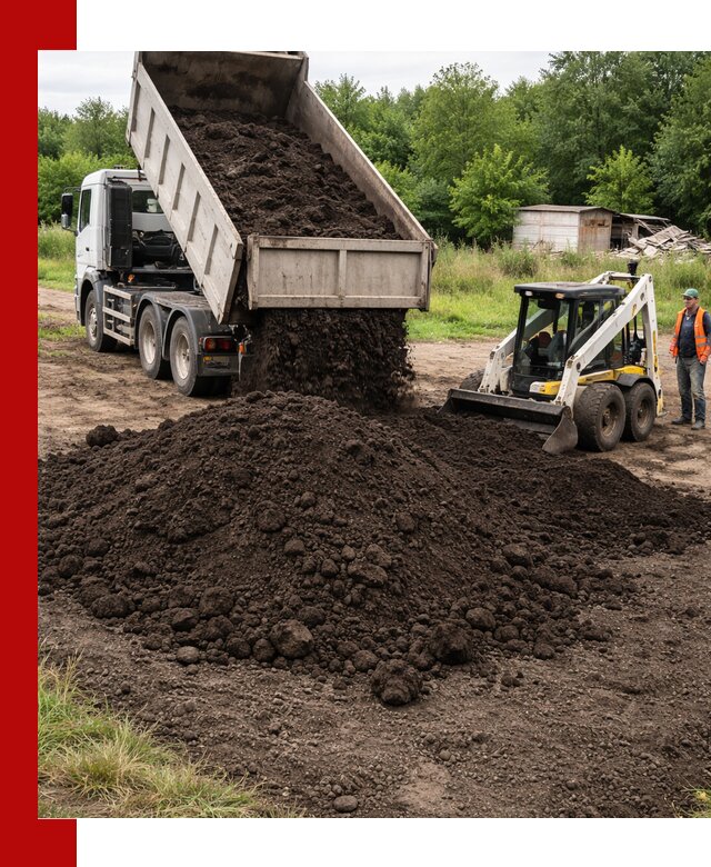 Поставка плодородной земли с доставкой самосвалом в Конаково