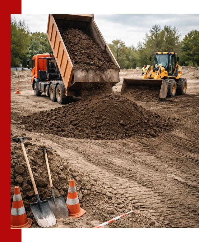 Поставка и доставка планировочного грунта в Конаково