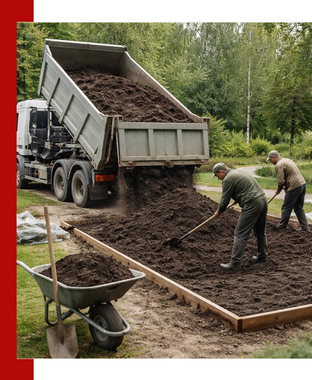 Доставка грунта для озеленения и благоустройства в Конаково