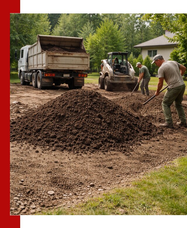 Доставка и укладка грунта для газона в Конаково