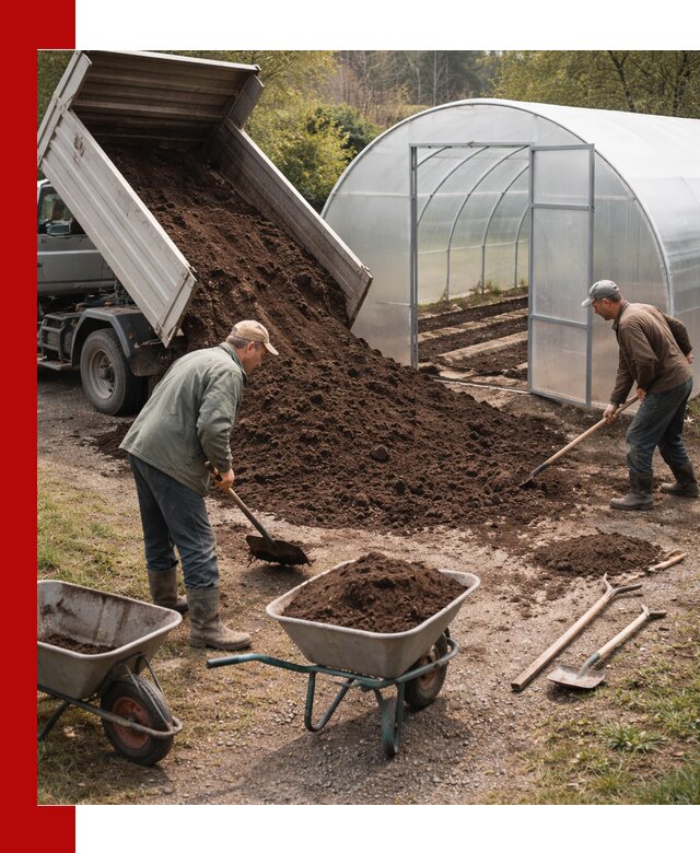Грунт для теплицы с доставкой в Конаково — плодородный субстрат под растения