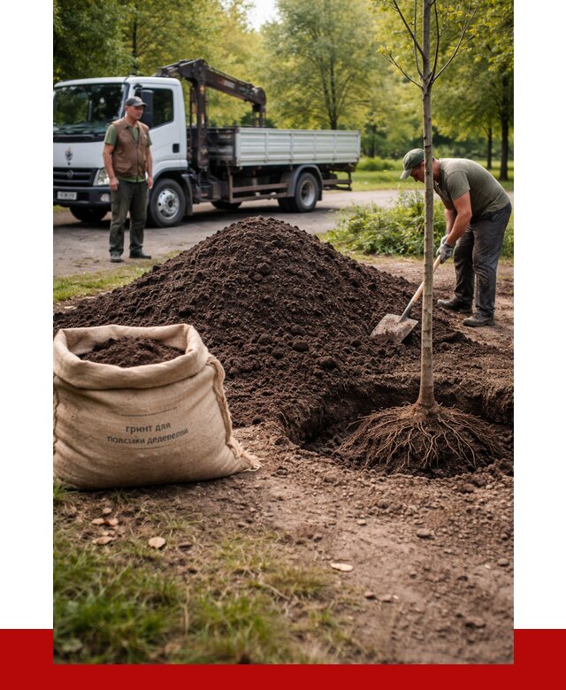 Грунт для посадки деревьев в Конаково от 1216 р. | ПРОНЕРУДКнк