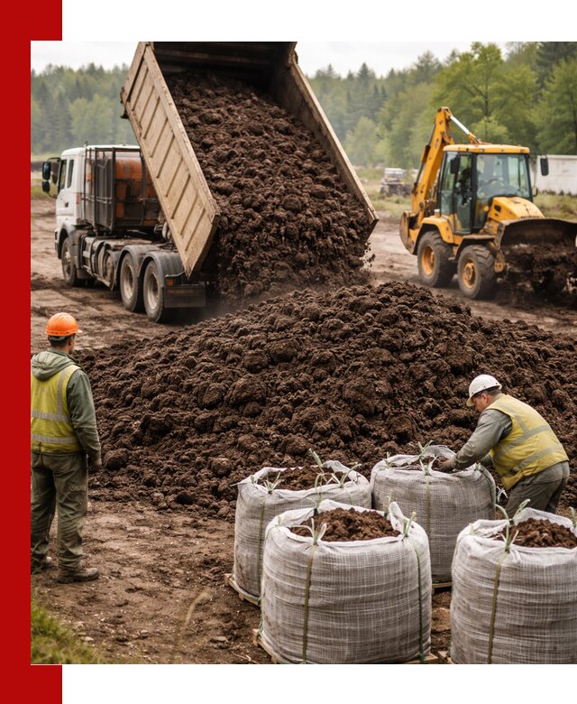 Доставка нейтрального торфа в Конаково оптом и в розницу