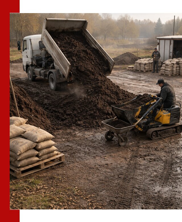 Кислый торф в доставке по выгодным ценам в Конаково