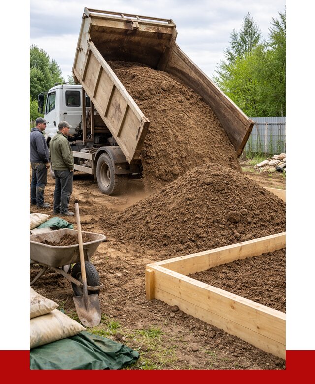 Торфо песчаная смесь в Конаково с доставкой от 1875 р. | ПРОНЕРУДКнк