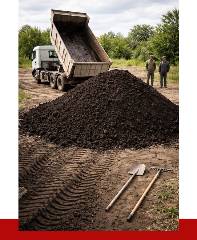 Купить чернозем навалом в Конаково от 1216 р. за куб | ПРОНЕРУДКнк