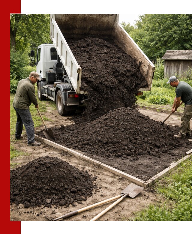 Купить чистый чернозем для огорода с доставкой в Конаково