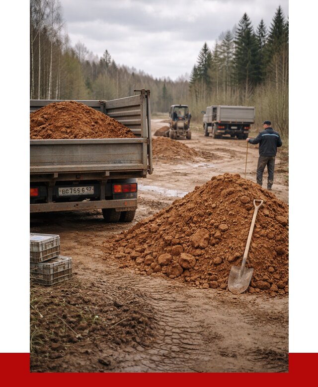Глина и суглинки в Конаково от 4562 р. за куб | ПРОНЕРУДКнк
