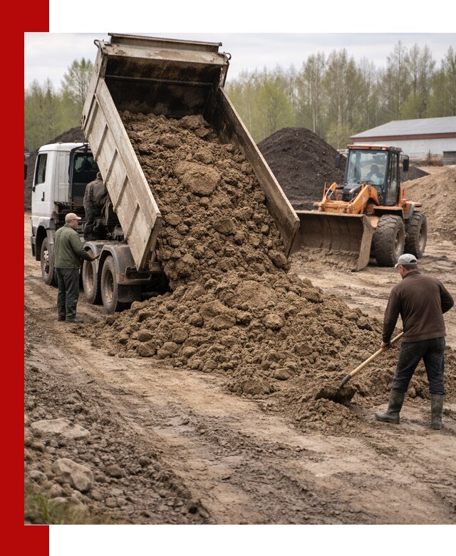 Доставка глин и суглинков в Конаково оптом и вкрай