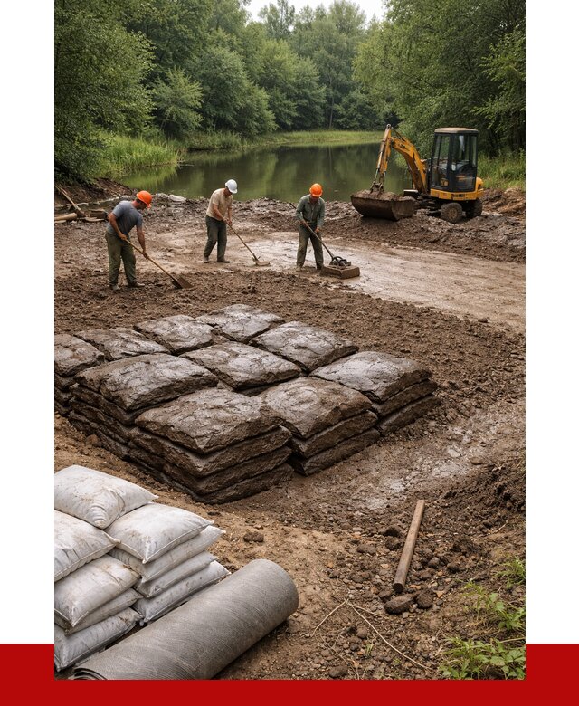 Купить глину для пруда в Конаково от 4562 р. с доставкой | ПРОНЕРУДКнк