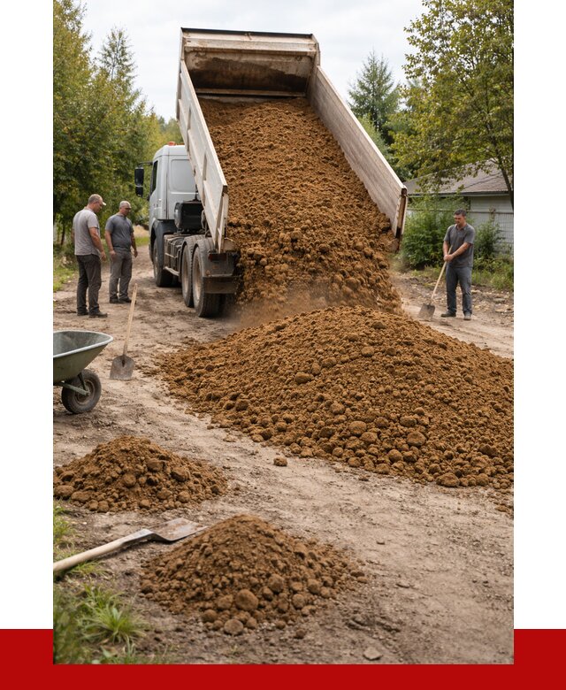 Купить суглинок с доставкой в Конаково от 2534 р. за куб | ПРОНЕРУДКнк