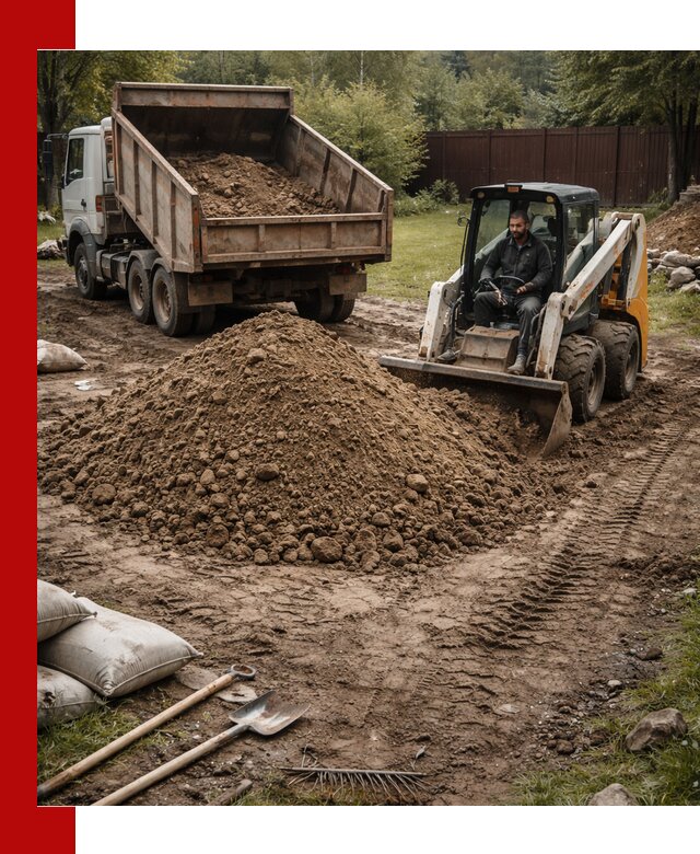 Суглинок для планировки участков в Конаково с доставкой и выгрузкой