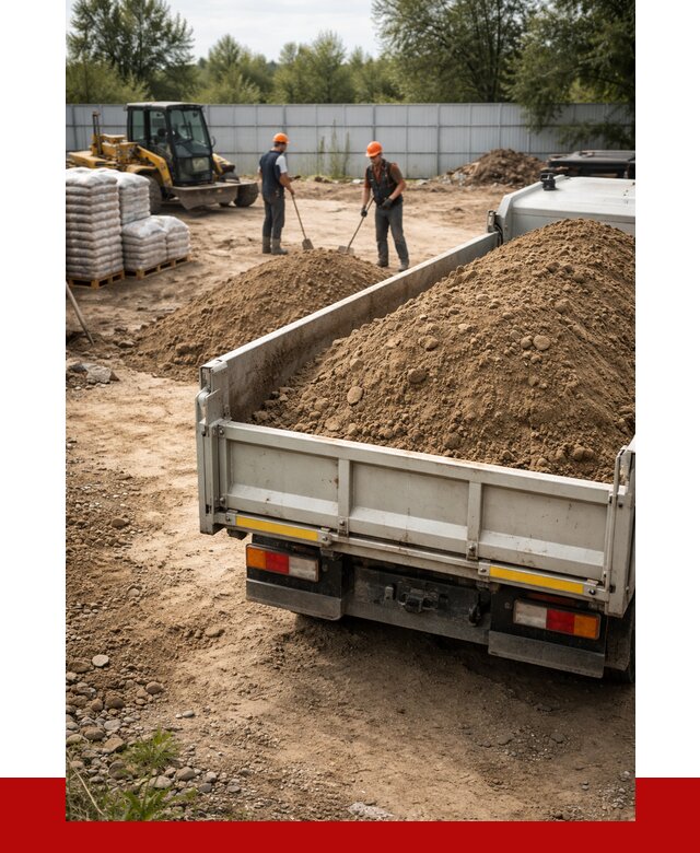 Супесь с доставкой в Конаково от 2484 р. за куб | ПРОНЕРУДКнк