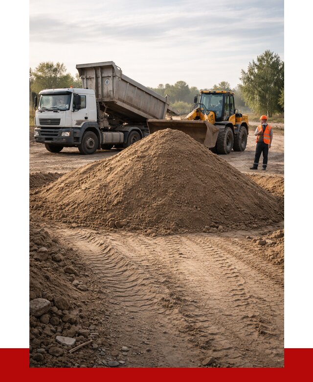 Купить песчаный грунт с доставкой в Конаково от 4258 р. | ПРОНЕРУДКнк