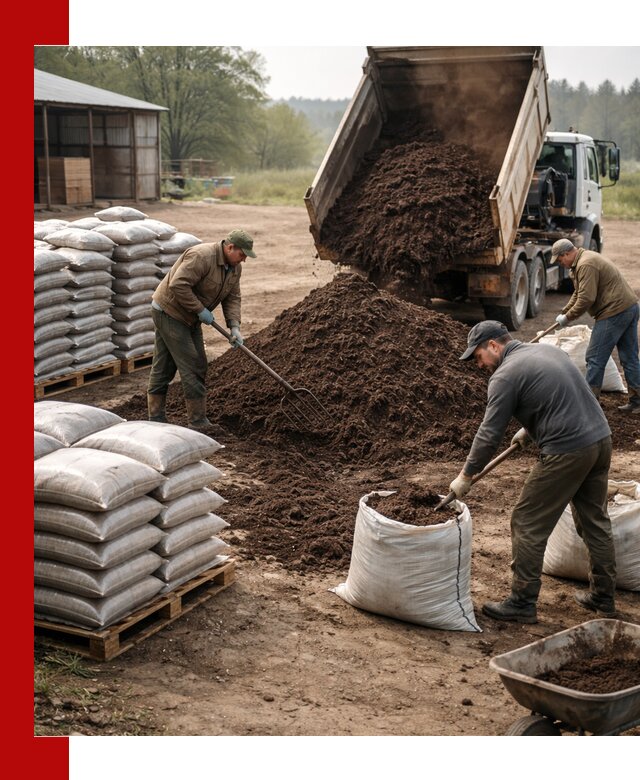 Доставка компоста оптом и в розницу в Конаково