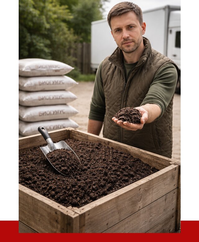 Купить биогумус в Конаково с доставкой от 8616 р. за куб | ПРОНЕРУДКнк