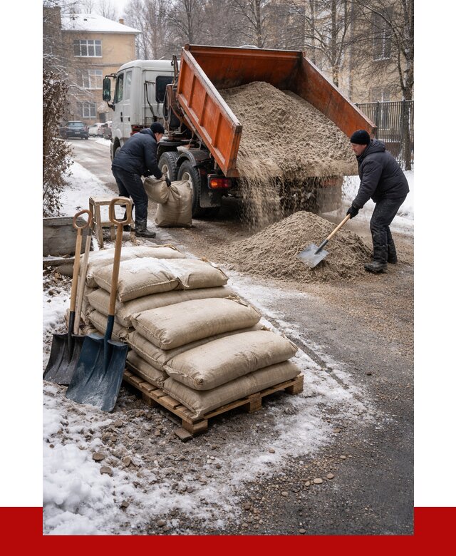 Противогололедные материалы оптом в Конаково от 4258 р. | ПРОНЕРУДКнк