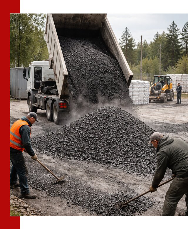 Доставка и продажа асфальтного гранулята в Конаково