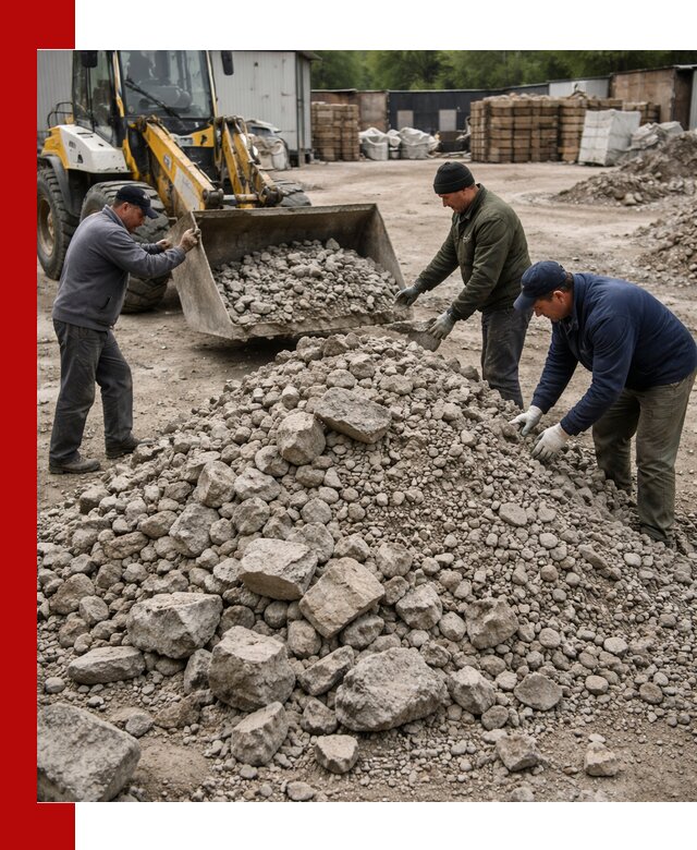 Демонтаж и вывоз бой бетона в Конаково