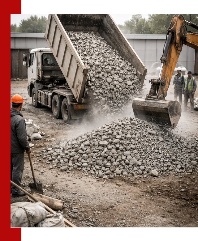 Доставка дробленого бетона в Конаково оптом и в розницу