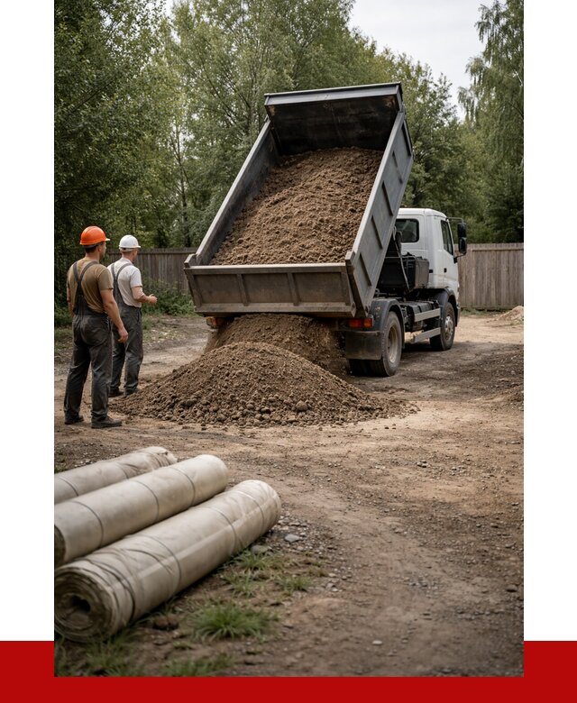 Доставка сыпучих материалов самосвалом в Конаково от 4258 р. | ПРОНЕРУДКнк