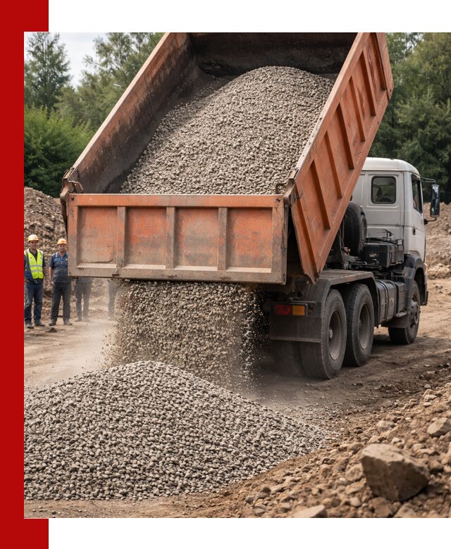 Доставка сыпучих материалов самосвалом в Конаково быстро и надежно