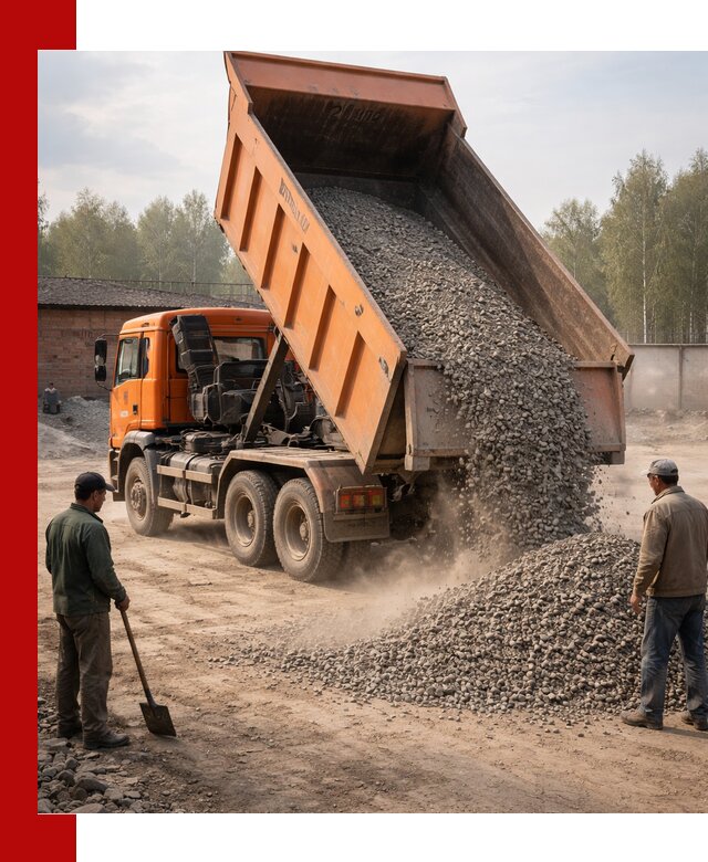 Доставка самосвалом 20 м3 в Конаково быстро и надежно