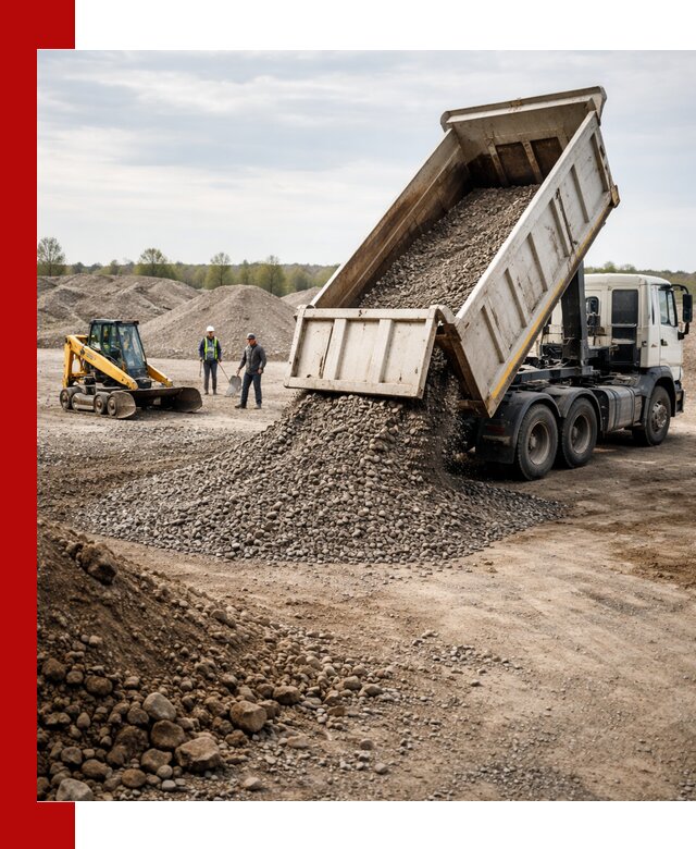 Доставка самосвалом 25 м³ в Конаково быстро и надежно