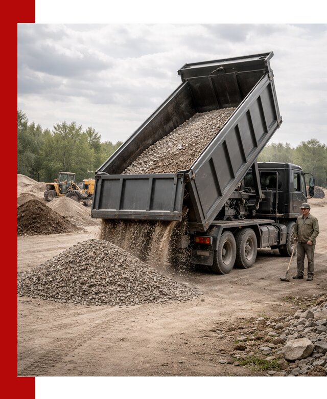 Доставка самосвалом 30 м3 по выгодным ценам в Конаково