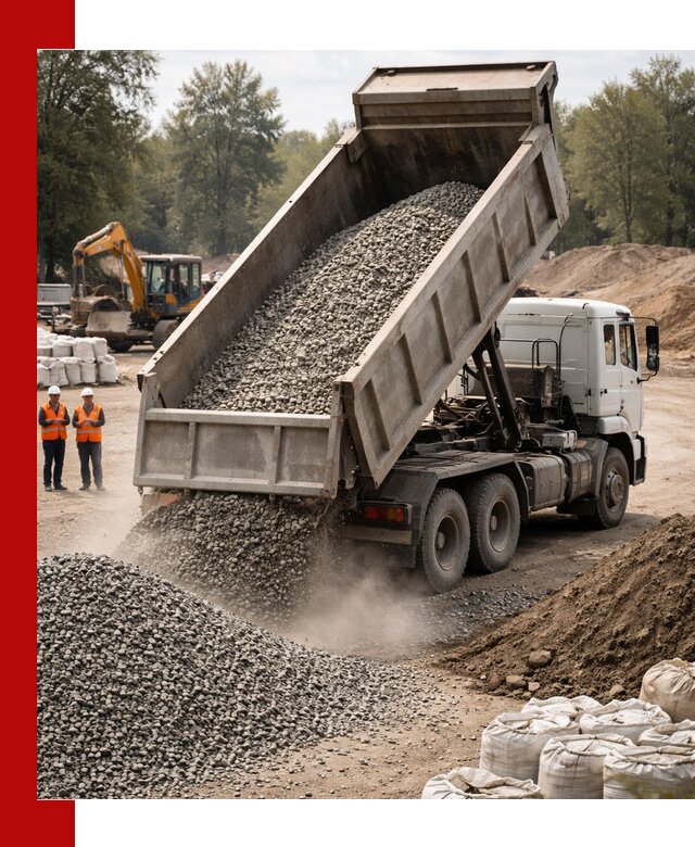 Аренда самосвала в Конаково для доставки сыпучих и нерудных материалов