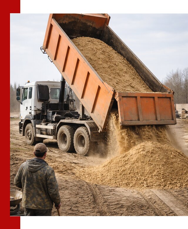 Аренда самосвала 20 тонн для перевозки грузов в Конаково