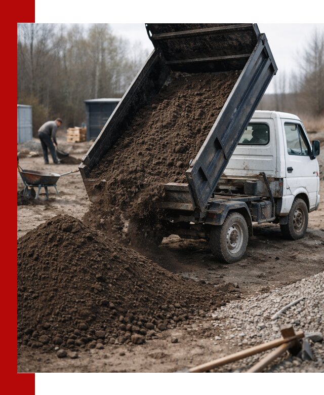 Аренда минисамосвала в Конаково для доставки сыпучих материалов