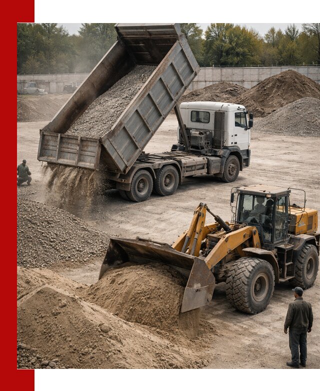 Перевозка сыпучих грузов самосвалами и бортовыми в Конаково