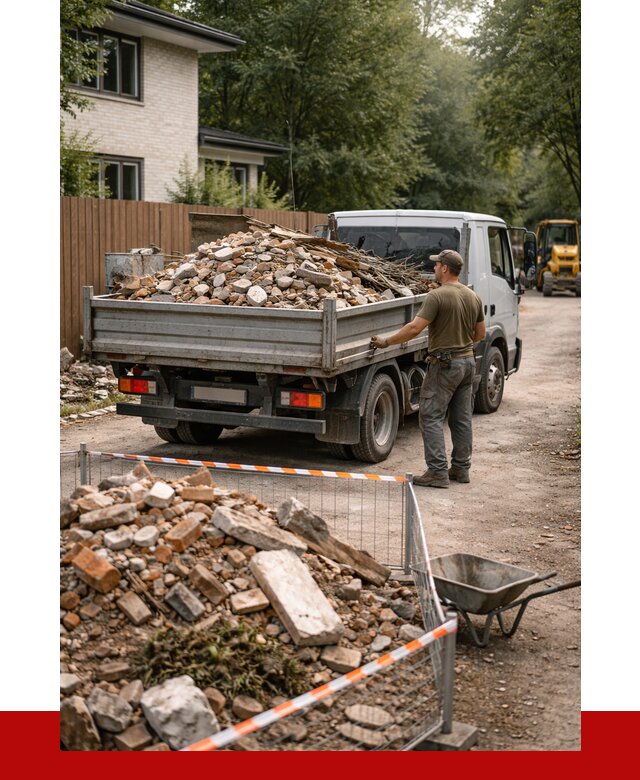 Вывоз строительного мусора с погрузкой в Конаково от 7603 р | ПРОНЕРУДКнк