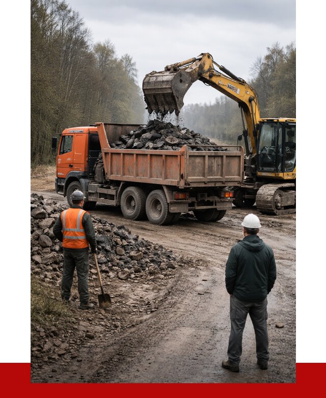 Вывоз асфальта в Конаково от 4562 р. самосвалом ПРОНЕРУДКнк