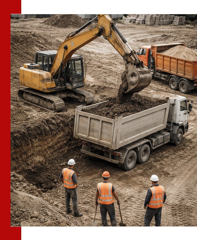 Разработка грунта для строительства и благоустройства в Конаково